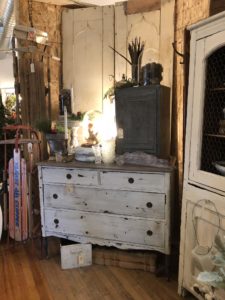The Junk Parlor - Blowout sale preview items, White Dresser, vintage dresser