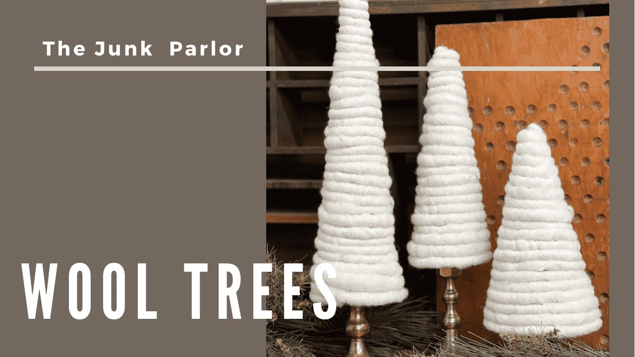 Winter Wool Tree - Make Your Home Feel Cozy and Warm - The Junk Parlor Blog Header