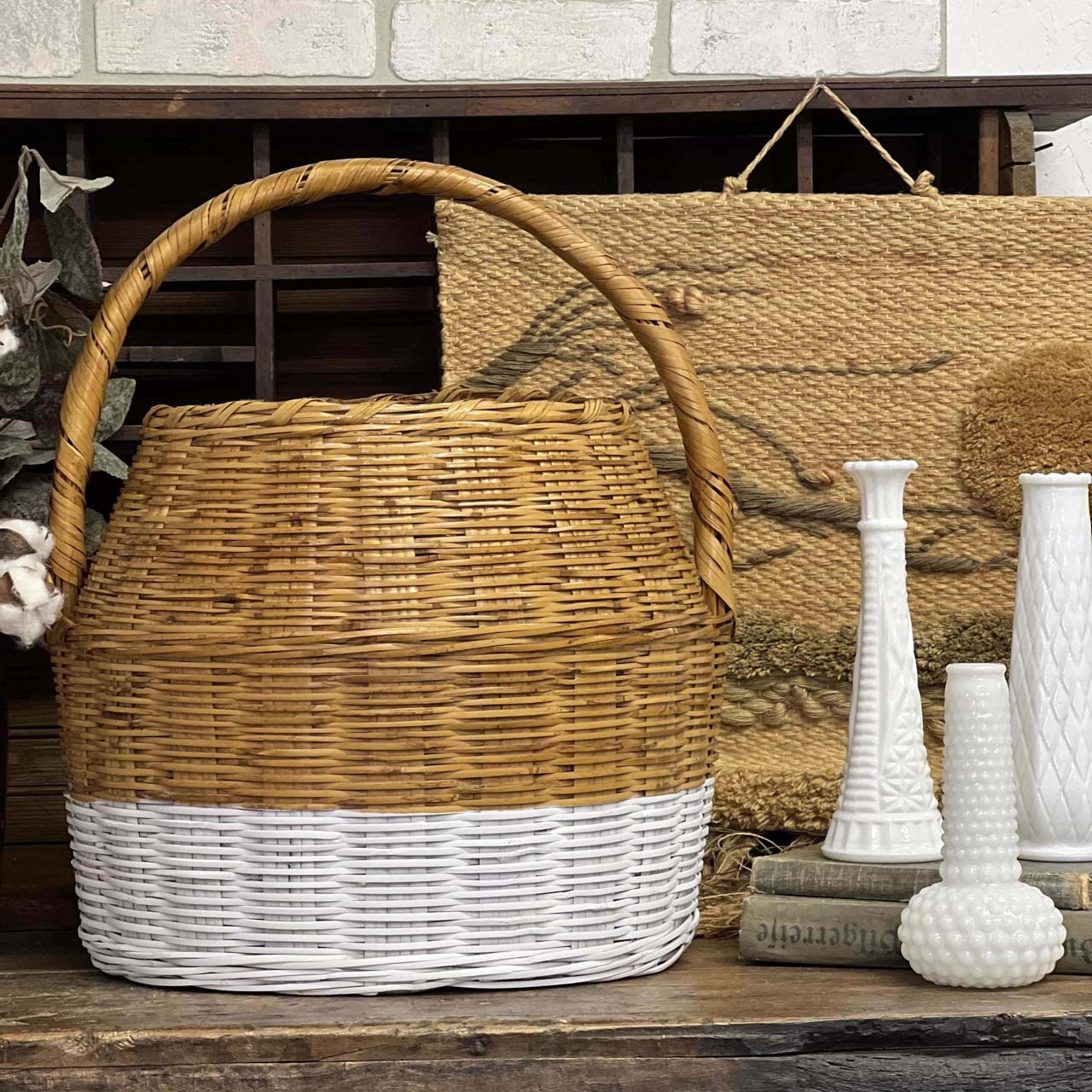 How to Paint an Old Basket