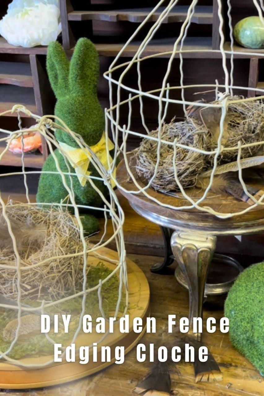 How to Repurpose Vintage Garden Fence Edging