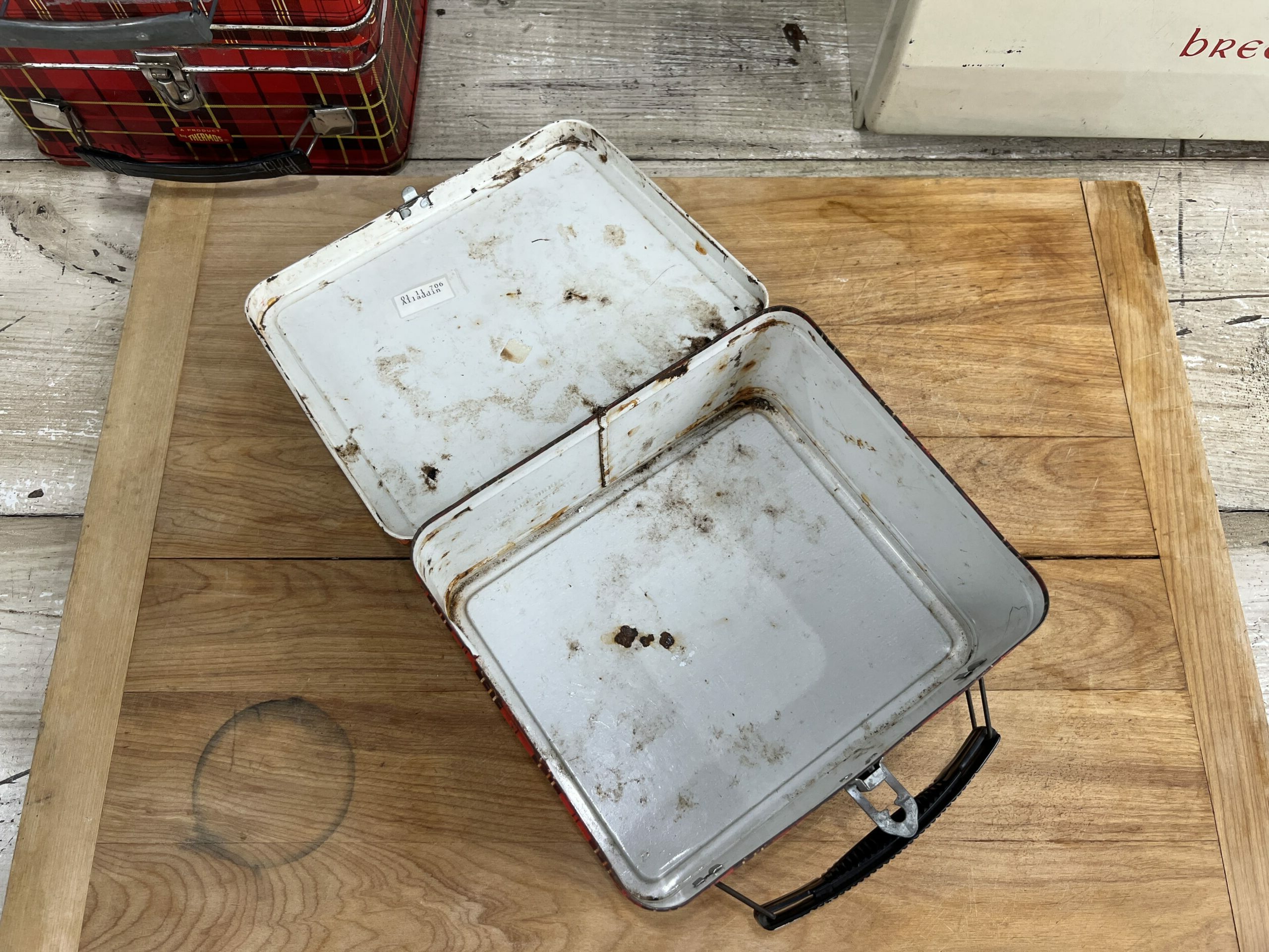 Vintage Tartan Plaid Lunch Box - The Junk Parlor