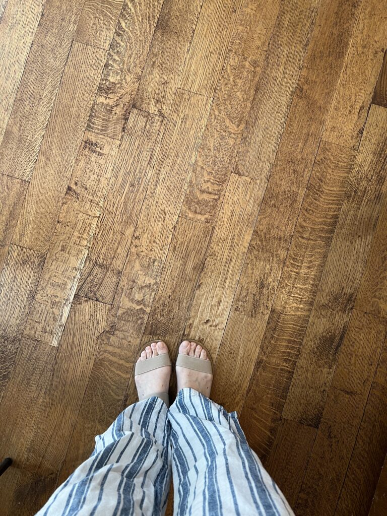 Daniel Barrett Mathis @notaminimalist wooden floors as I stand on them