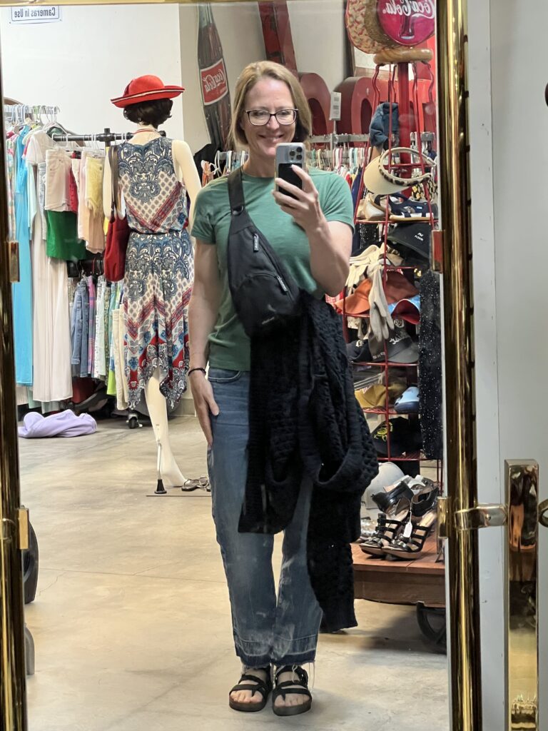 Selfie at The Rink while antiquing in Oklahoma City