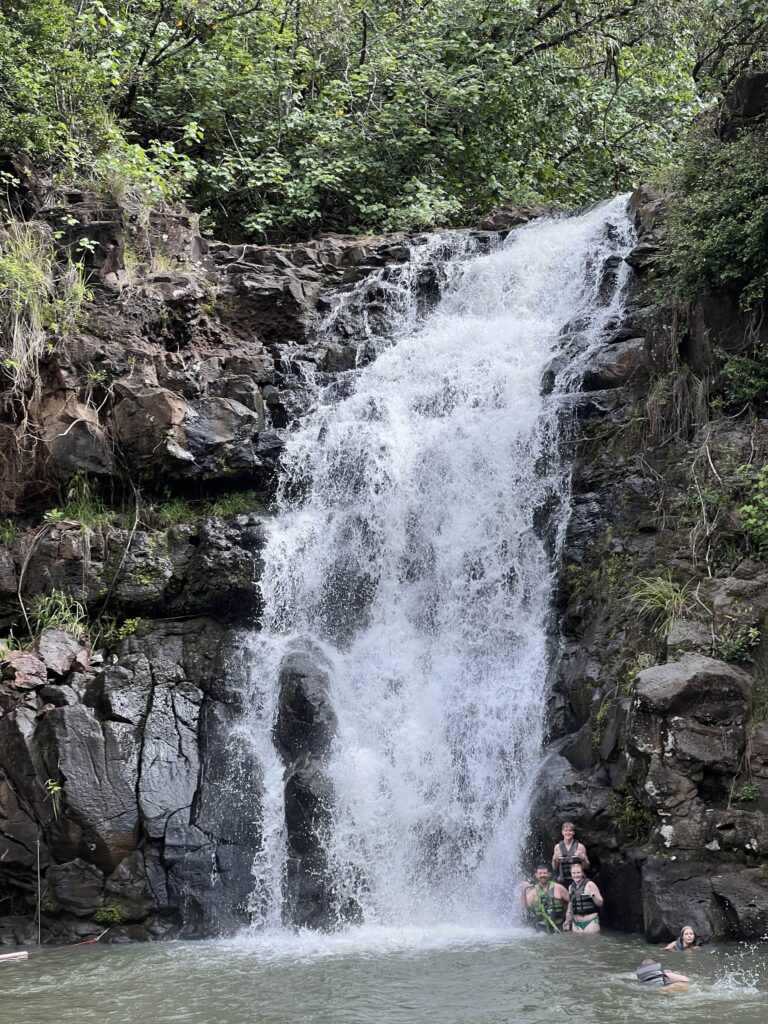 Waimea Falls waterfall views