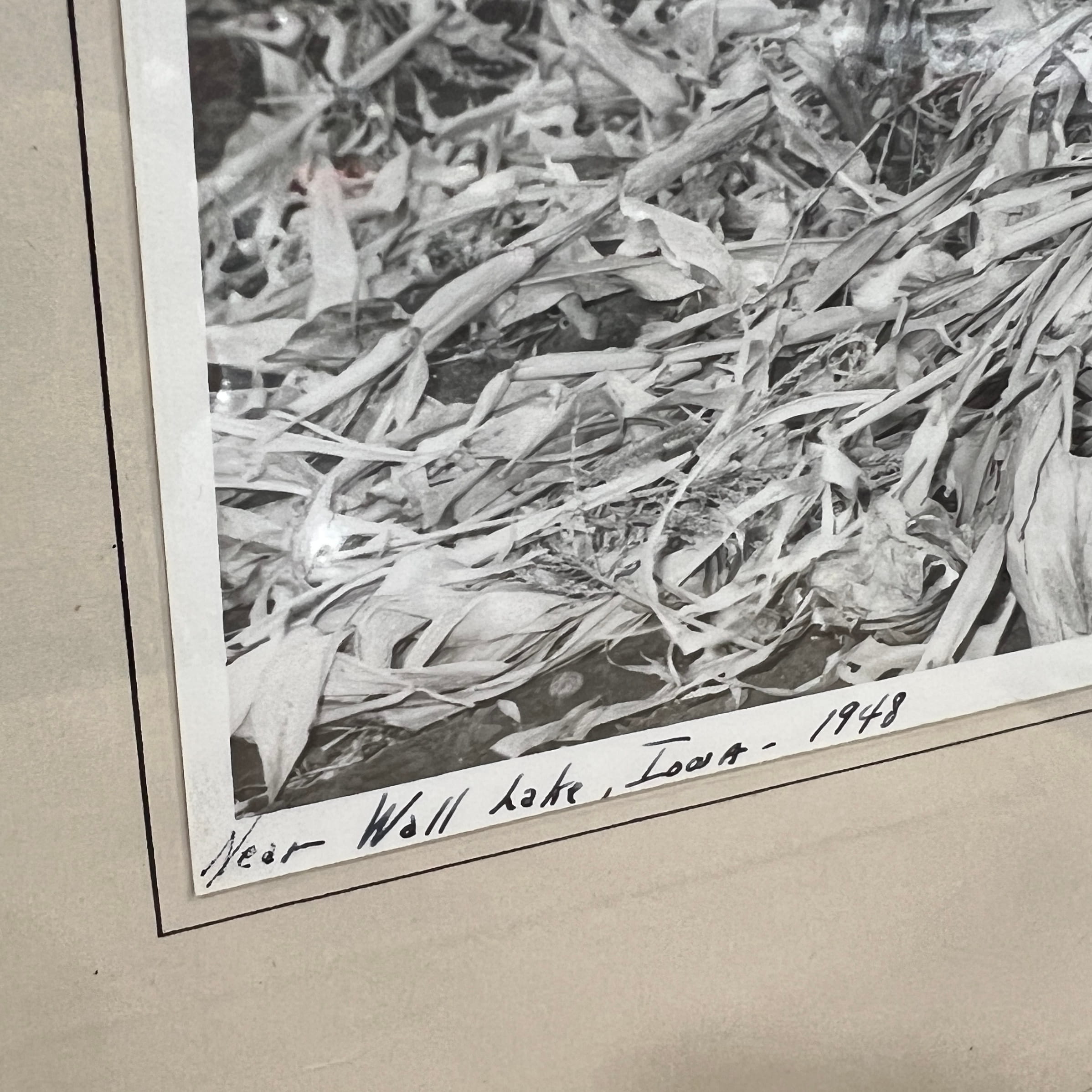 Vintage Duck Hunting Framed Black and White Photo 1948 - Image 5