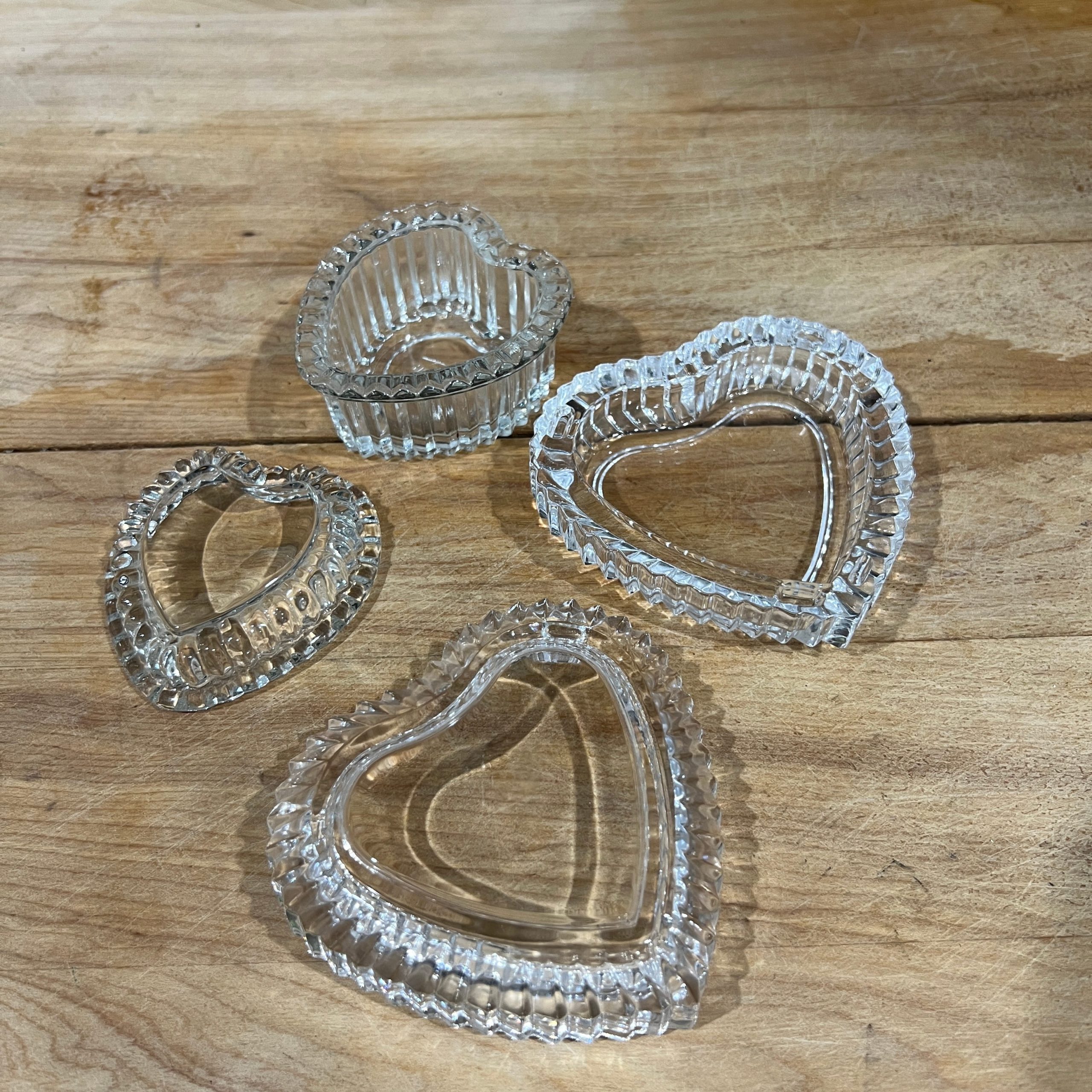 PAIR Crystal Heart Trinket Box - Image 10
