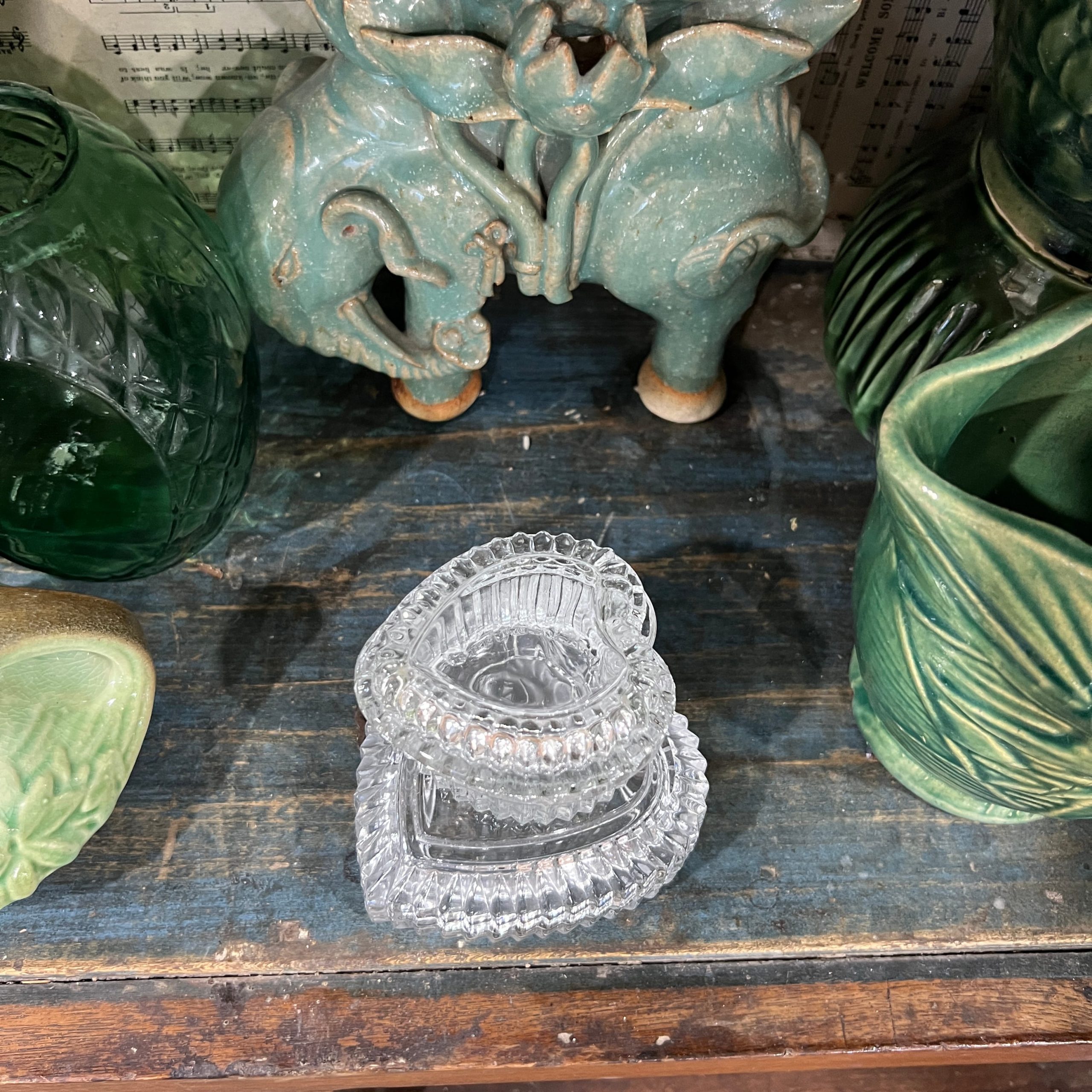 PAIR Crystal Heart Trinket Box - Image 7