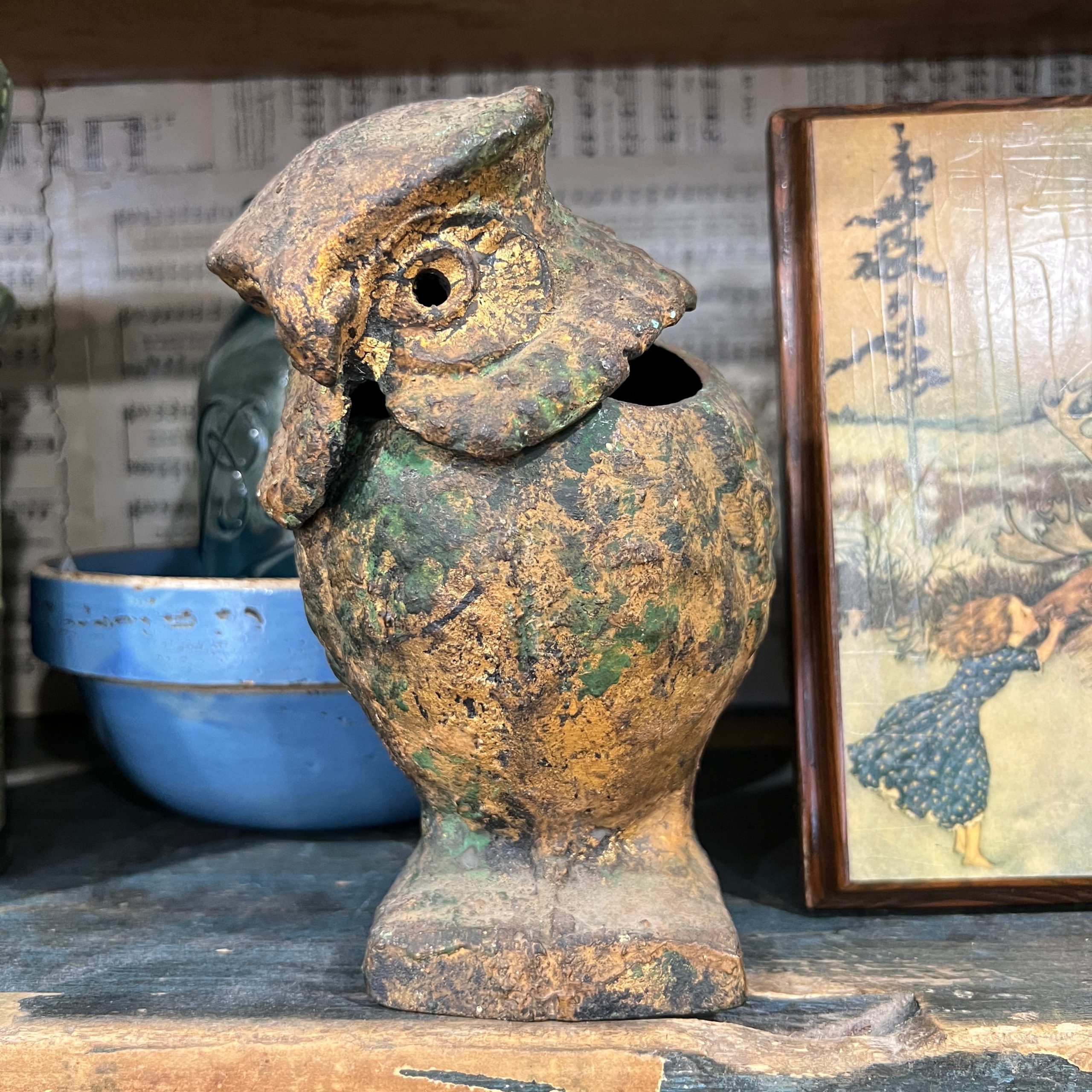 OMC Japan Cast Iron Owl Nodder - Image 10